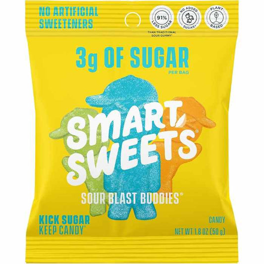 SMARTSWEETS - Sour Blast Buddies Candy 1.8OZ ( Pack of 12)