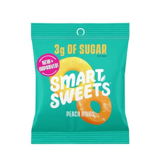 SMARTSWEETS - Peach Rings Candy 1.8OZ ( Pack of 12)