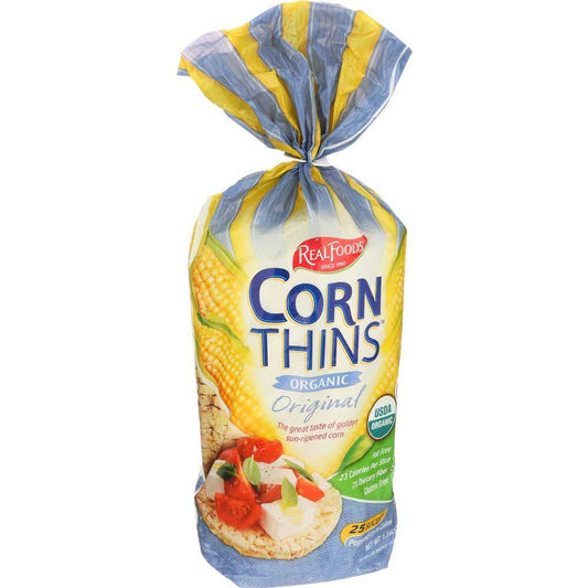 Real Foods - Organic Corn Thins - Original