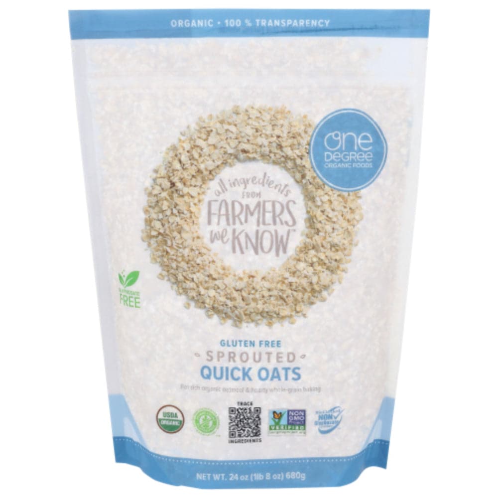 One Degree - Organic Foods Organic Quick Oats Sprouted, 24oz