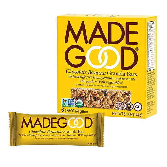 MADEGOOD - BAR GRANOLA CHOCOLATE BANANA 5.1OZ ( Pack of 6)