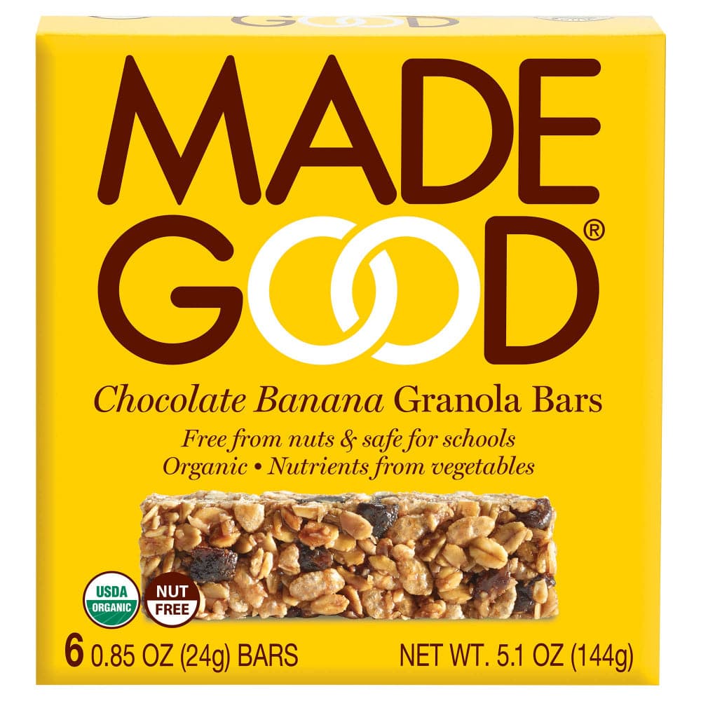 Made Good - Chocolate Banana Granola Bars, 5.1 OZ - (Pack of 6)