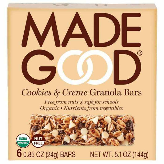 MADEGOOD - Granola Bar Cookie Creme 5.1OZ ( Pack of 6)
