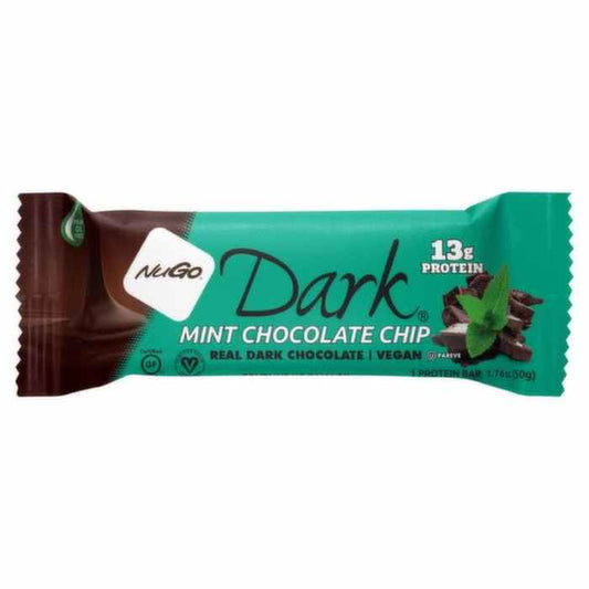 NUGO PROTEIN BA - Mint Chocolate Chip Protein Bar 1.76OZ ( Pack of 12)