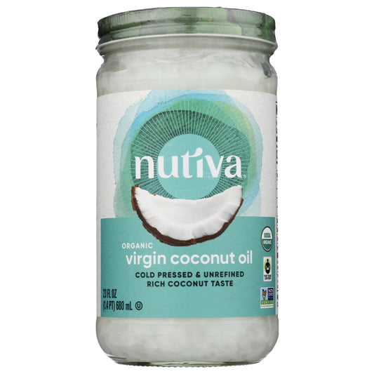 NUTIVA - Organic Virgin Coconut Oil 23FO ( Pack of 6)