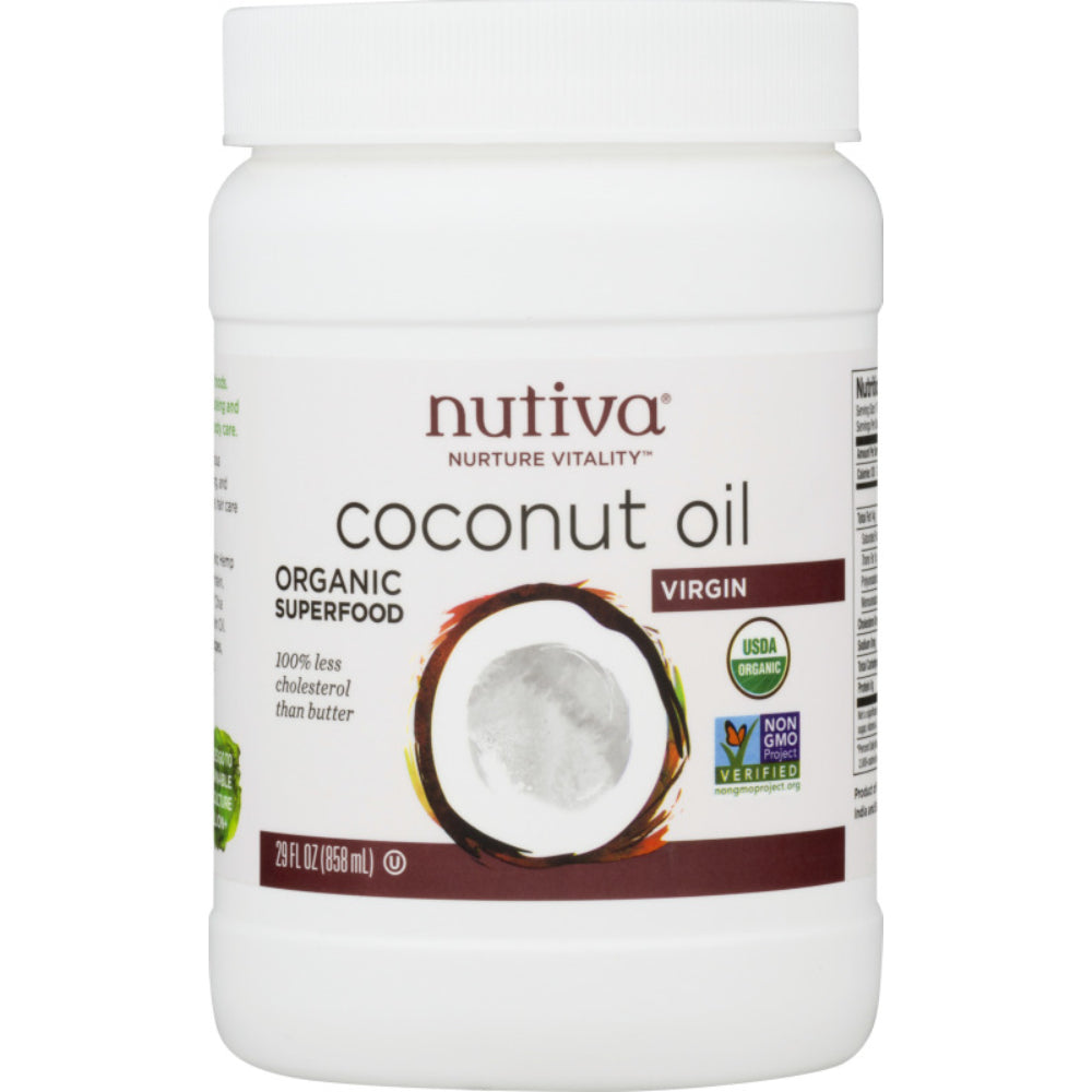 NUTIVA - Organic Virgin Coconut Oil 29FO ( Pack of 6)