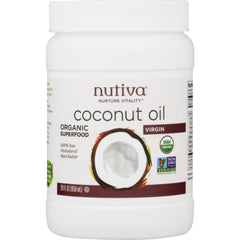 NUTIVA - Organic Virgin Coconut Oil 29FO ( Pack of 6)