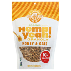 Manitoba Harvest - Hemp Yeah! Honey & Oats Granola, 10 OZ | (Pack of 6)