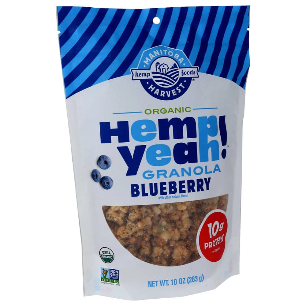 Manitoba Harvest - Hemp Yeah! Blueberry Granola, 10 OZ | (Pack of 6)