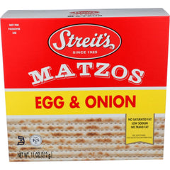 Streit's - Egg & Onion Matzo