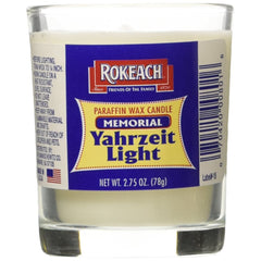 Rokeach - Memorial Yahrzeit Tumbler Candle