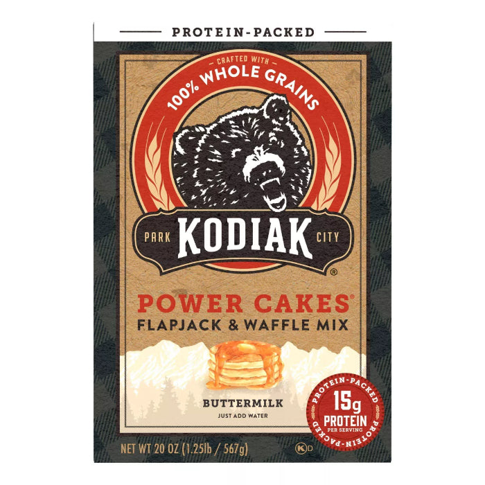 KODIAK - Buttermilk Power Flapjack Mix 20OZ ( Pack of 6)