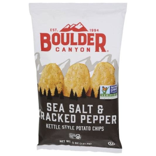 Boulder Canyon - kettle Style potato chips sea salt & cracked pepper