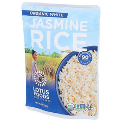 Lotus Foods - Organic White Jasmine Rice Pouch, 8 Oz