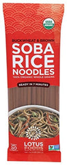 Lotus Foods Organic Buckwheat & Brown Soba Rice Noodles 8 Oz
 | Pack of 8 - PlantX US