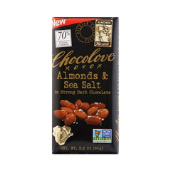 CHOCOLOVE - Almonds & Sea Salt in Dark Chocolate