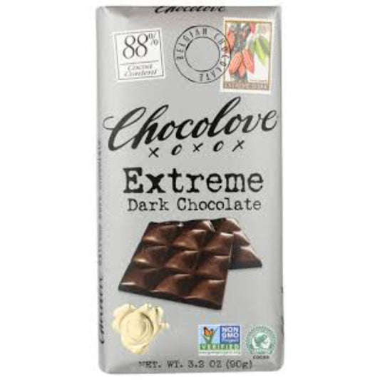 CHOCOLOVE - Dark Chocolate Bar 3.2OZ ( Pack of 12)