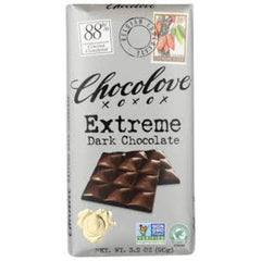CHOCOLOVE - Dark Chocolate Bar 3.2OZ ( Pack of 12)