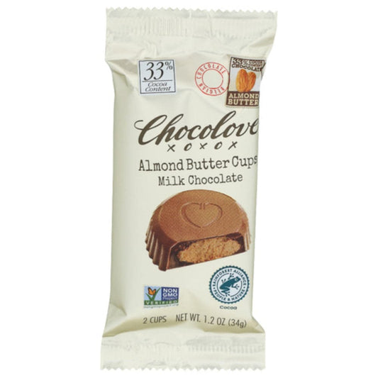 CHOCOLOVE - Almond Butter Cups Milk Chocolate