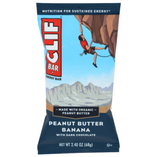 CLIF BAR - Peanut Butter Banana with Dark Chocolate