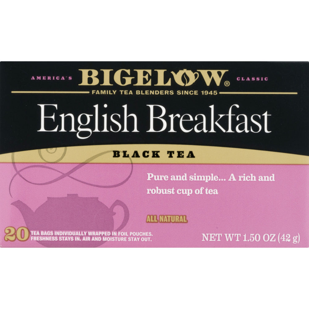 BIGELOW - English Breakfast Tea Bags 1.18OZ ( Pack of 6)