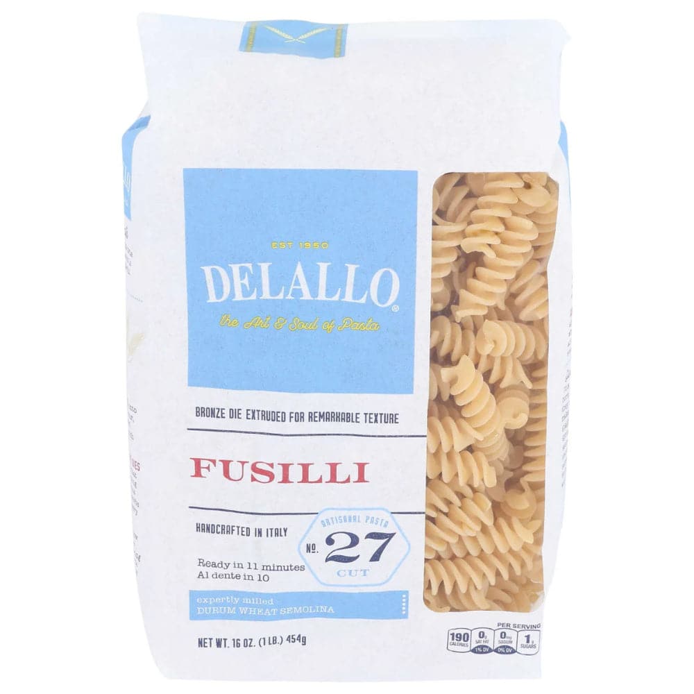 Delallo - Fusilli Pasta Bag #27