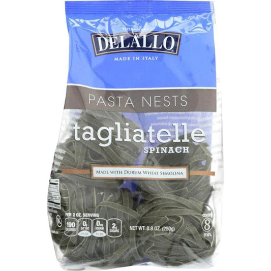 Delallo - Spinach Tagliatelle Nest Pasta