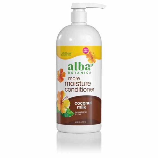 ALBA BOTANICA - Drink It Up Coconut Milk Hawaiian Conditioner 32OZ ( Pack of 1)