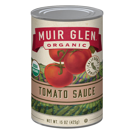 MUIR GLEN - Organic Tomato Sauce 15OZ ( Pack of 12)