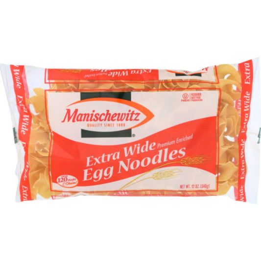 MANISCHEWITZ - Extra Wide Egg Noodles, 12 Oz