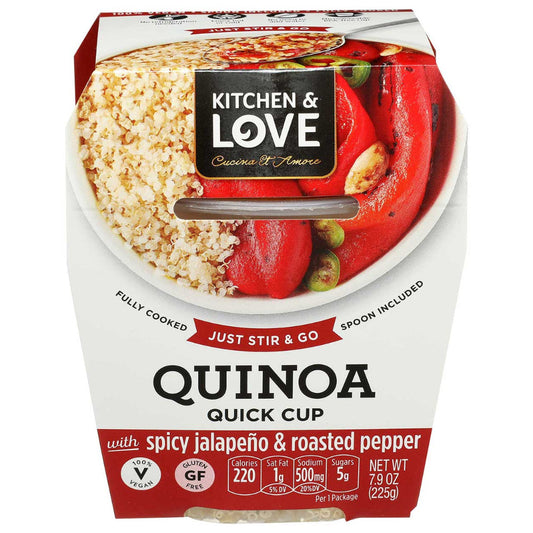 KITCHEN AND LOV - Quinoa Meal Spicy Jalapeno & Roasted Peppers 7.9OZ ( Pack of 6)