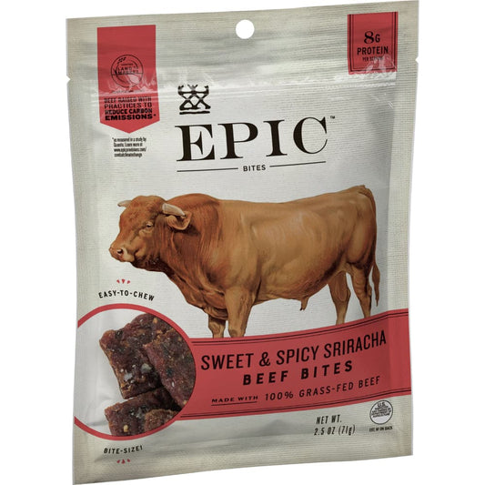 Epic - Sweet & Spicy Sriracha Tender Beef Bites, 2.5 Oz