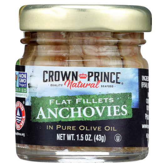 Crown Prince - Flat Anchovies in Olive Oil