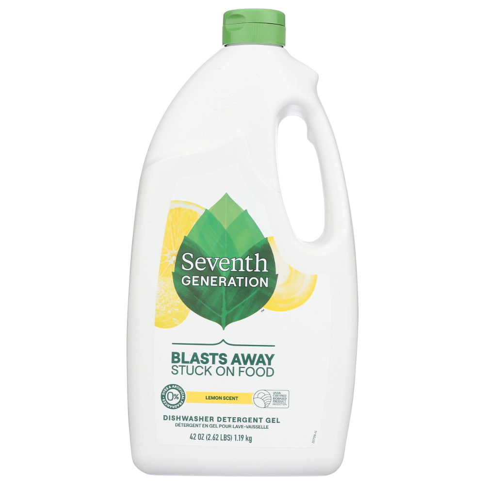 SEVENTH GENERATION - Lemon Scent Dishwasher Detergent Gel 42OZ ( Pack of 6)