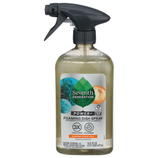 Seventh Generation - Foaming Dish Spray Mandarin Orange Scent, 16 fl oz