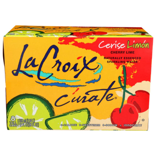 LaCroix - Cúrate Cerise Limon Sparkling Water Cherry Lime