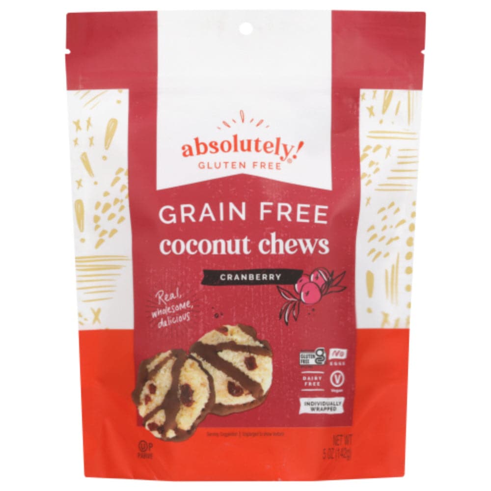 Absolutely - Gluten Free Coconut Chews With Cranberry