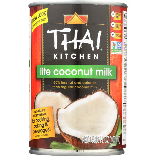 THAI KITCHEN - Lite Coconut Milk 13.66FO ( Pack of 12)