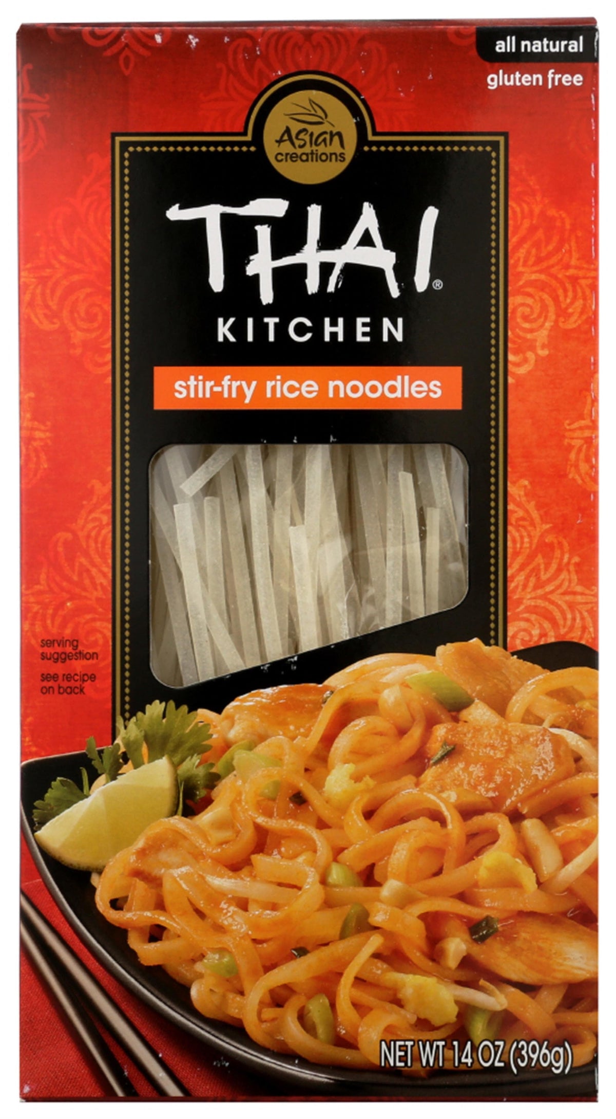 Thai Kitchen Stir Fry Rice Noodles, 14 oz
 | Pack of 12 - PlantX US