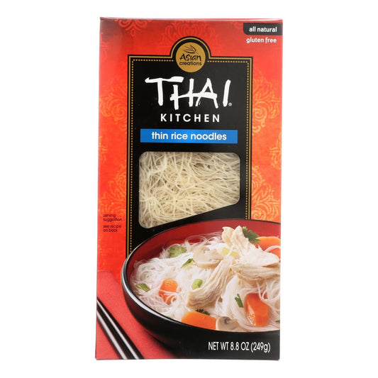 Thai Kitchen Thin Rice Noodles 8.8 Oz
 | Pack of 12 - PlantX US