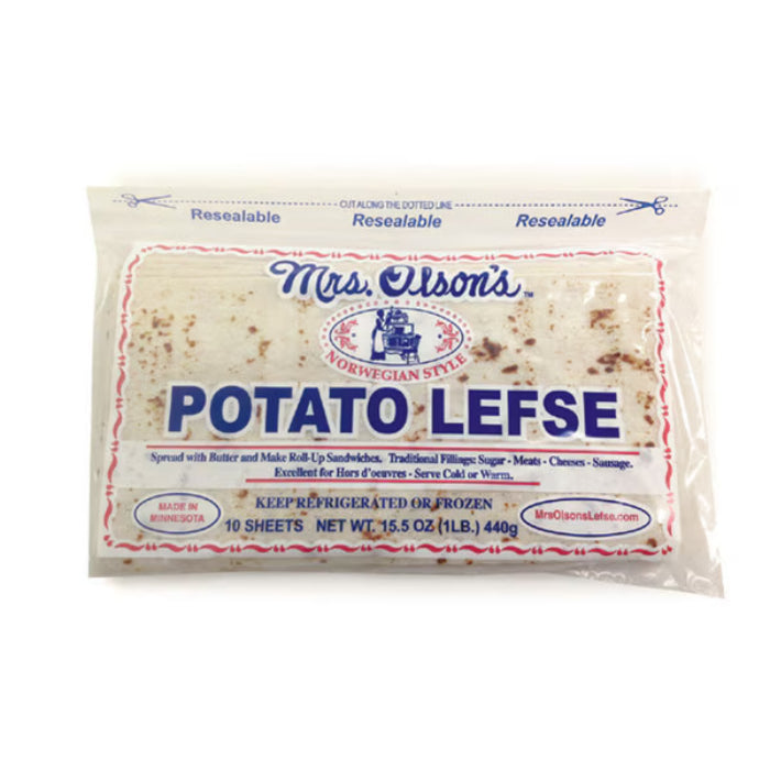 MRS OLSONS - Potato Lefse 16oz, (Pack of - 12 )