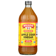BRAGG - Organic Apple Cider Vinegar Raw-Unfiltered 32OZ ( Pack of 12)