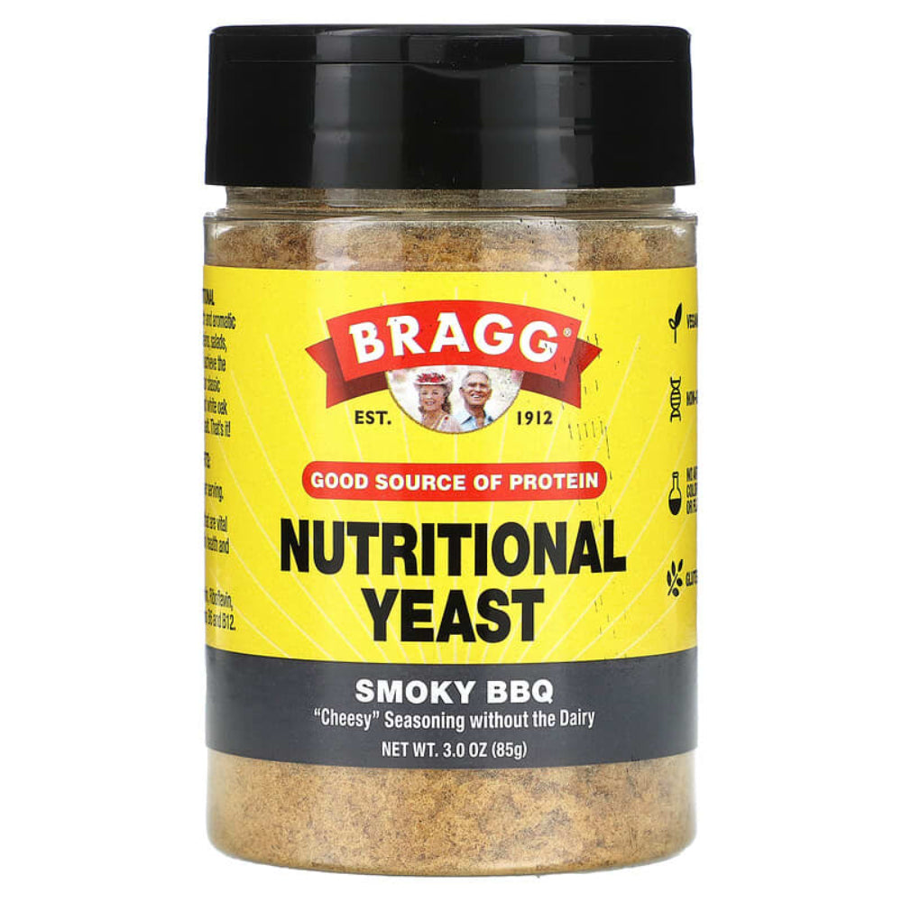 BRAGG - Nutritional Yeast Smoky BBQ 3OZ ( Pack of 1)