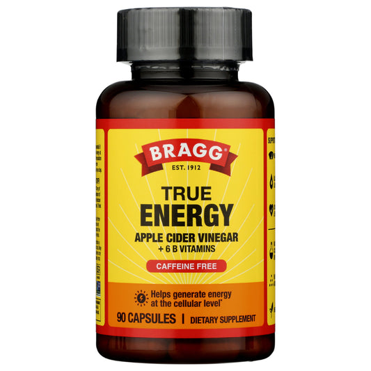 BRAGG - True Energy Apple Cider Vinegar Capsules 90CP ( Pack of 1)