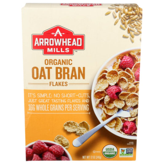 Arrowhead Mills - Organic Cereal Oat Bran Flakes