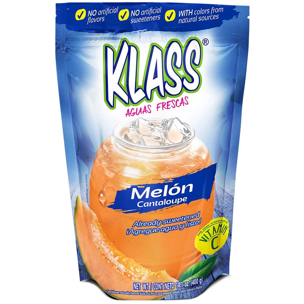 Klass - Aguas Frescas Cantaloupe Powder Drink Mix