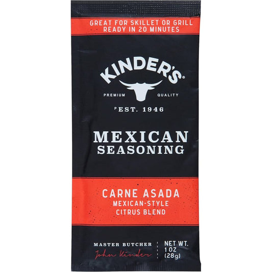 KINDERS - Carne Asada Seasoning 1OZ ( Pack of 15)