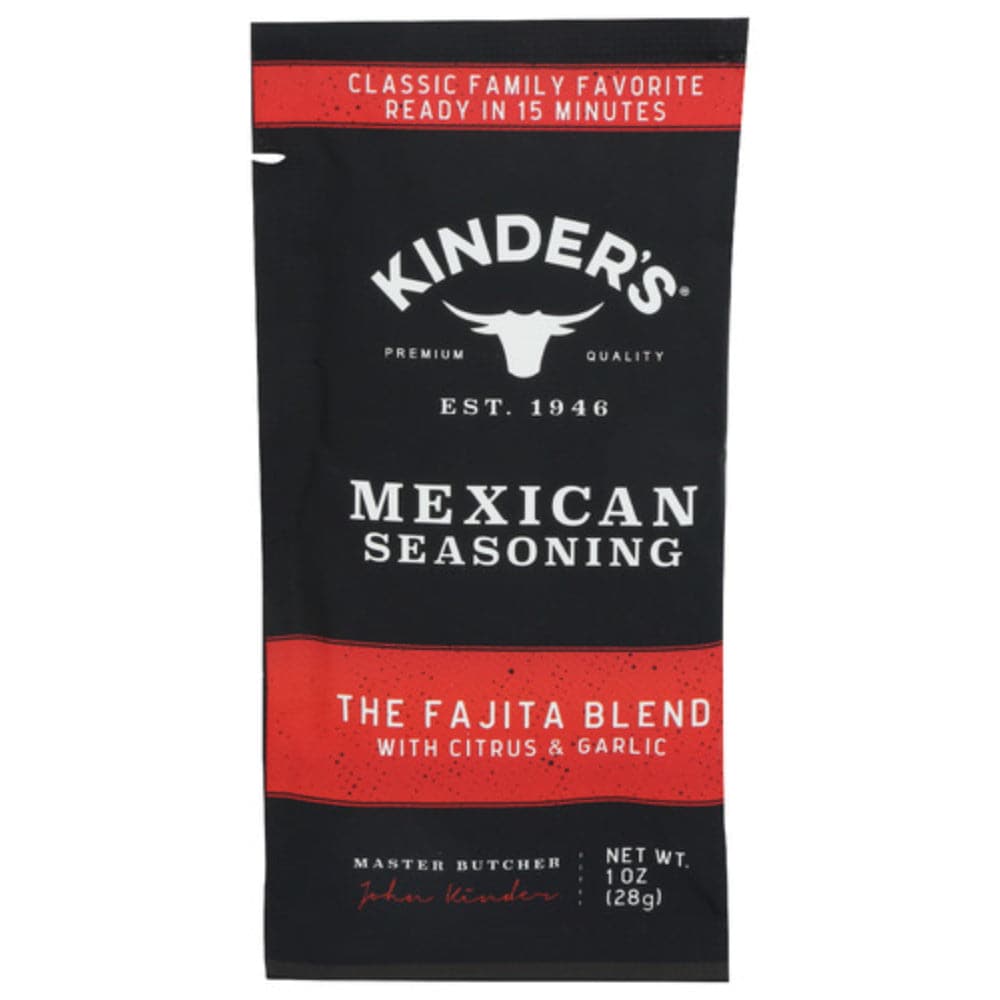 KINDERS - The Fajita Blend Seasoning 1 OZ - (Pack of 15)