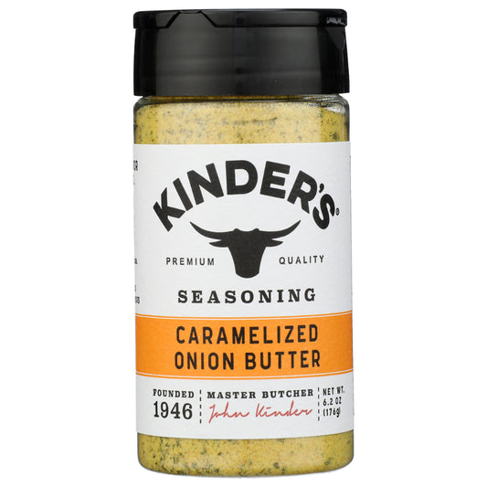 KINDERS - Caramelized Onion Butter Seasoning 6.2OZ ( Pack of 6)