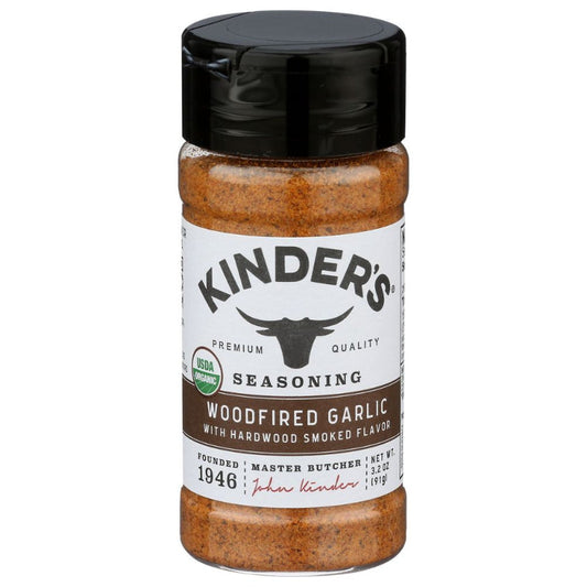 KINDERS - Seasoning Garlic Woodfire Organic 3.5OZ ( Pack of 8)